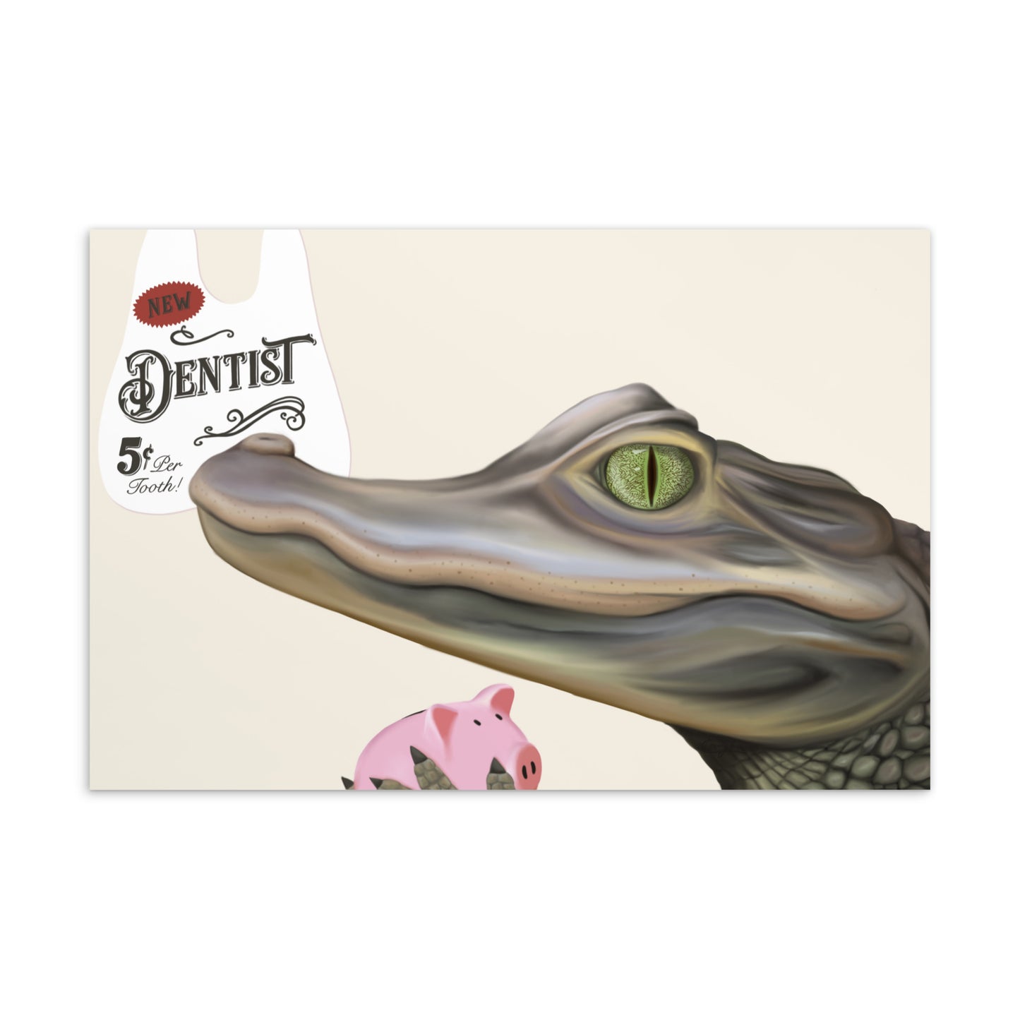 A Trip to the Dentist (Postcard)